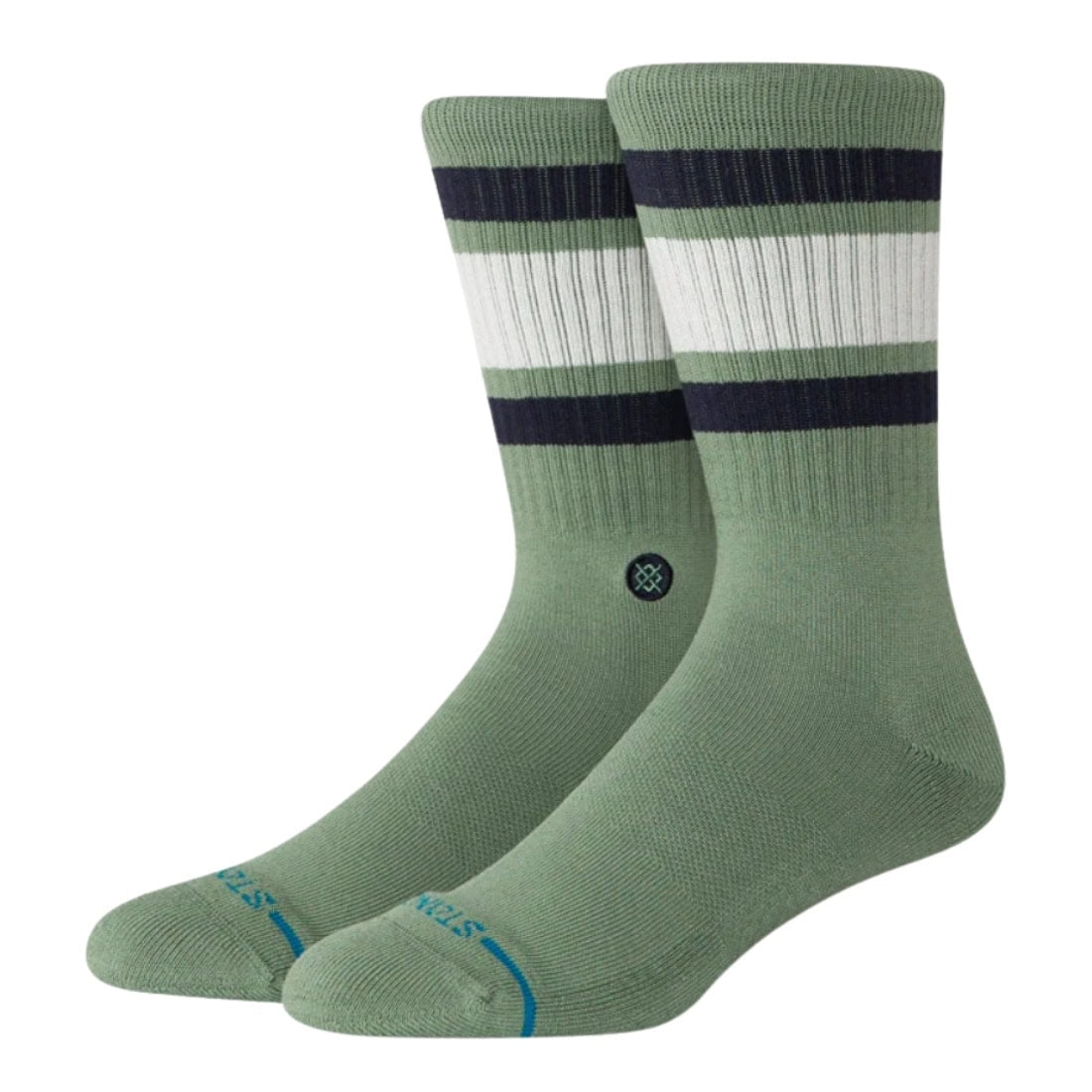 Stance Boyd ST Crew Socks - Pine - Unisex Crew Length Socks by Stance L (UK8-12.5)