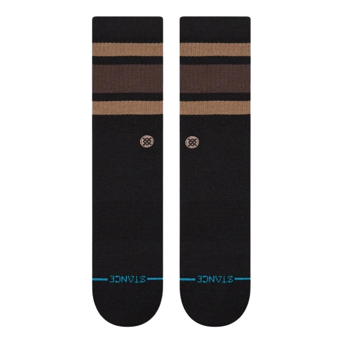 Stance Boyd ST Socks - Brown - Unisex Crew Length Socks by Stance