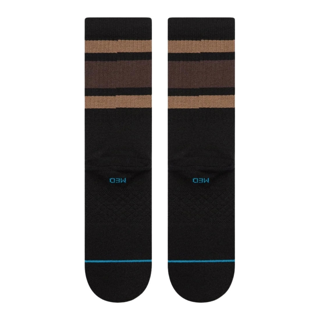 Stance Boyd ST Socks - Brown - Unisex Crew Length Socks by Stance