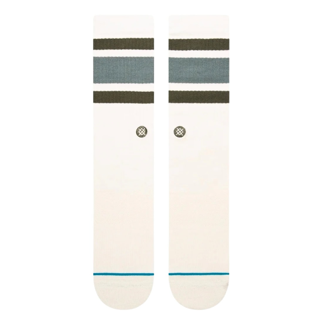 Stance Boyd ST Socks - Vintage White - Unisex Crew Length Socks by Stance