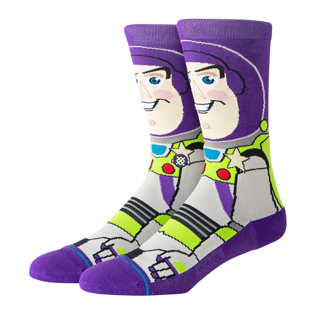 Stance Buzz Crew Socks - Purple - Unisex Crew Length Socks by Stance