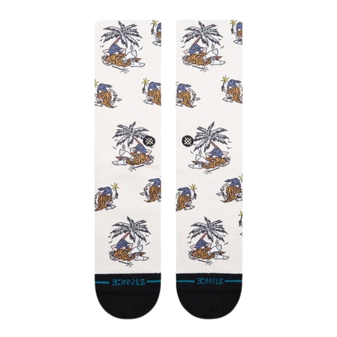 Stance Castaway Crew Socks - Canvas - Unisex Crew Length Socks by Stance L (UK8-12.5)