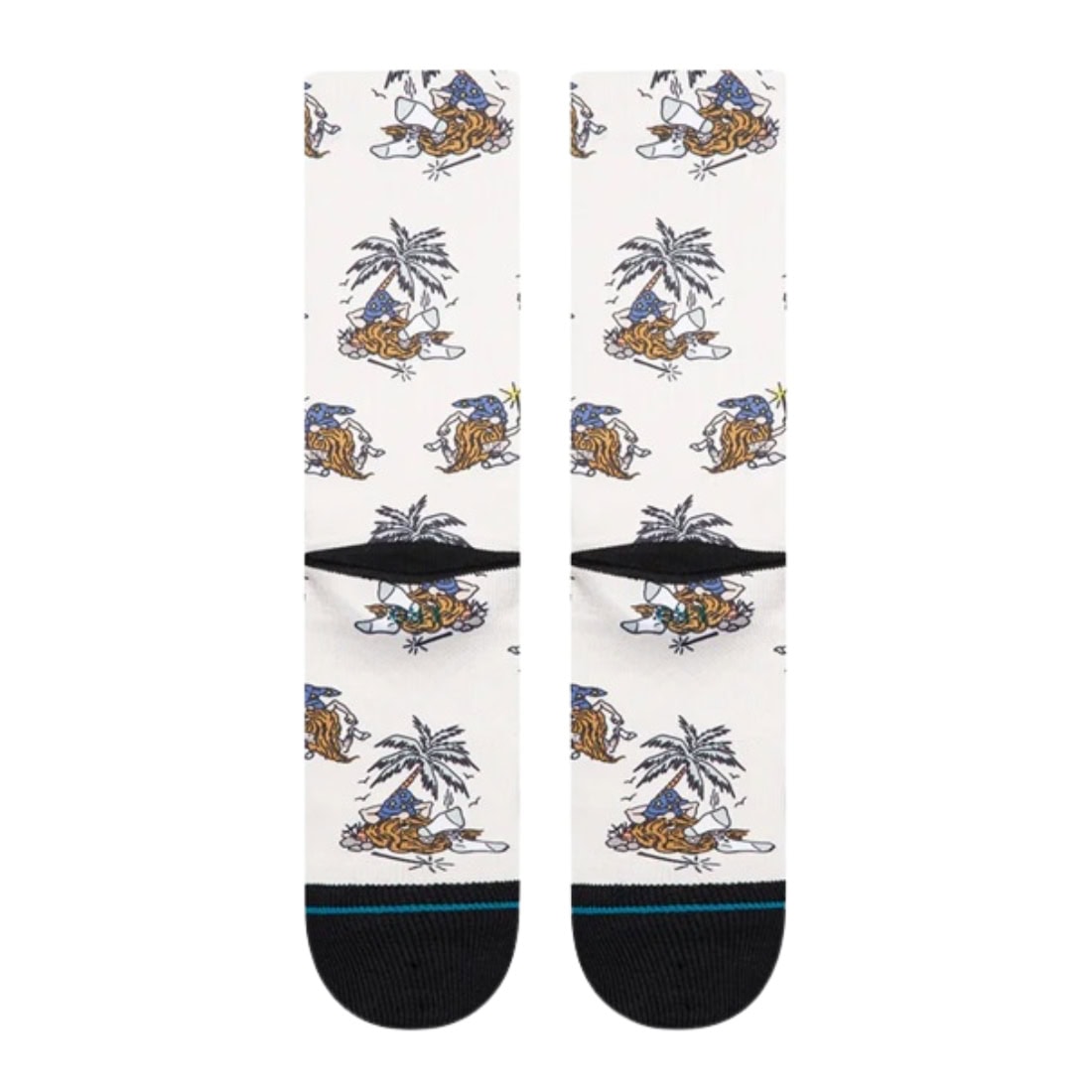 Stance Castaway Crew Socks - Canvas - Unisex Crew Length Socks by Stance L (UK8-12.5)