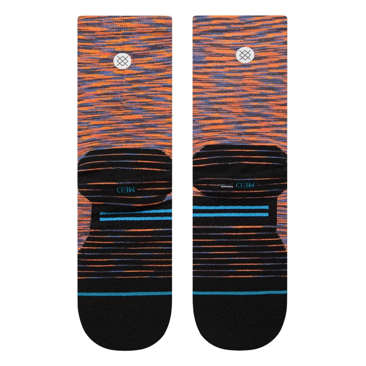Stance Cautionary Crew Sock - Space Dust - Unisex Crew Length Socks by Stance