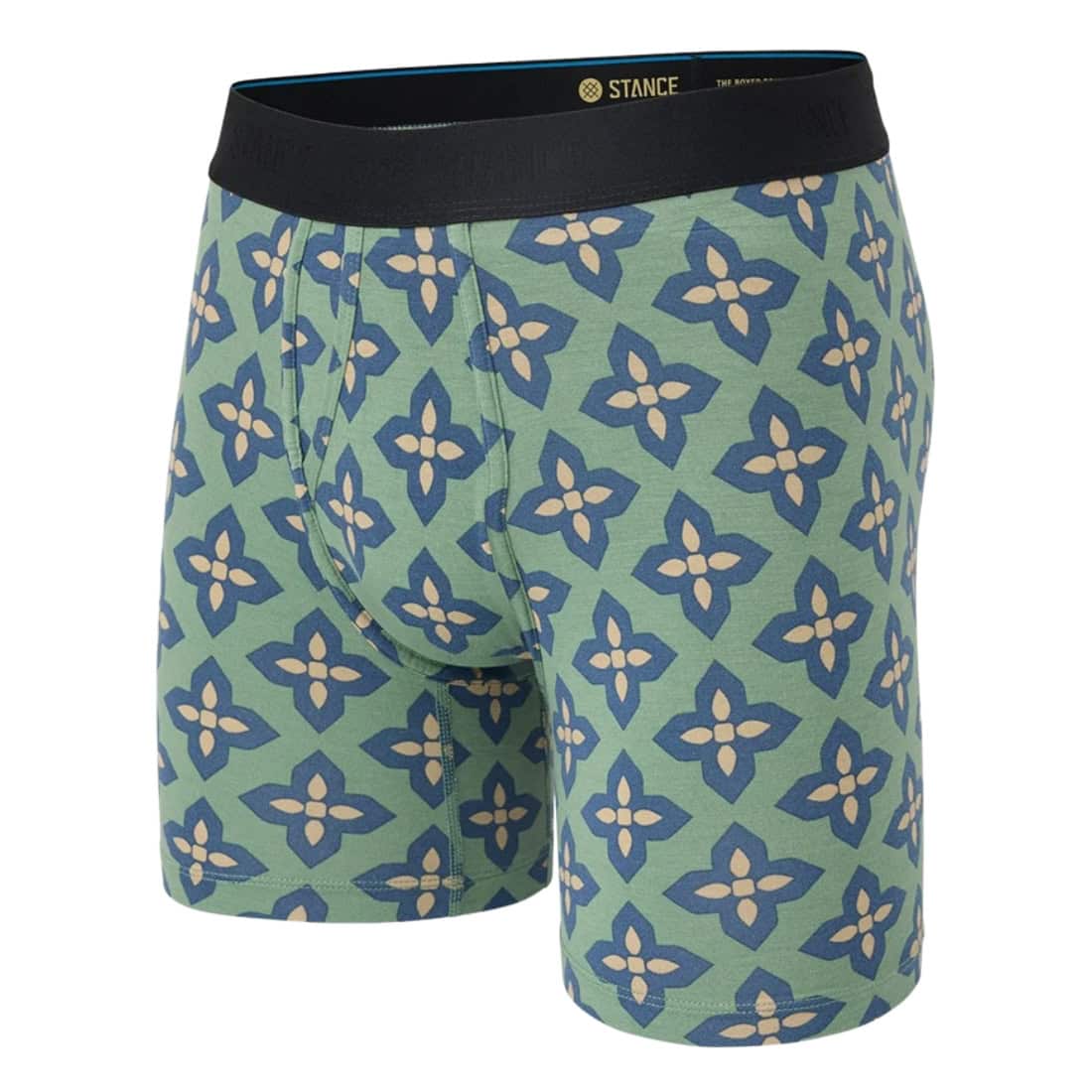 Stance Ceramic 3 Boxer Brief - Green - Mens Boxer Briefs Underwear by Stance