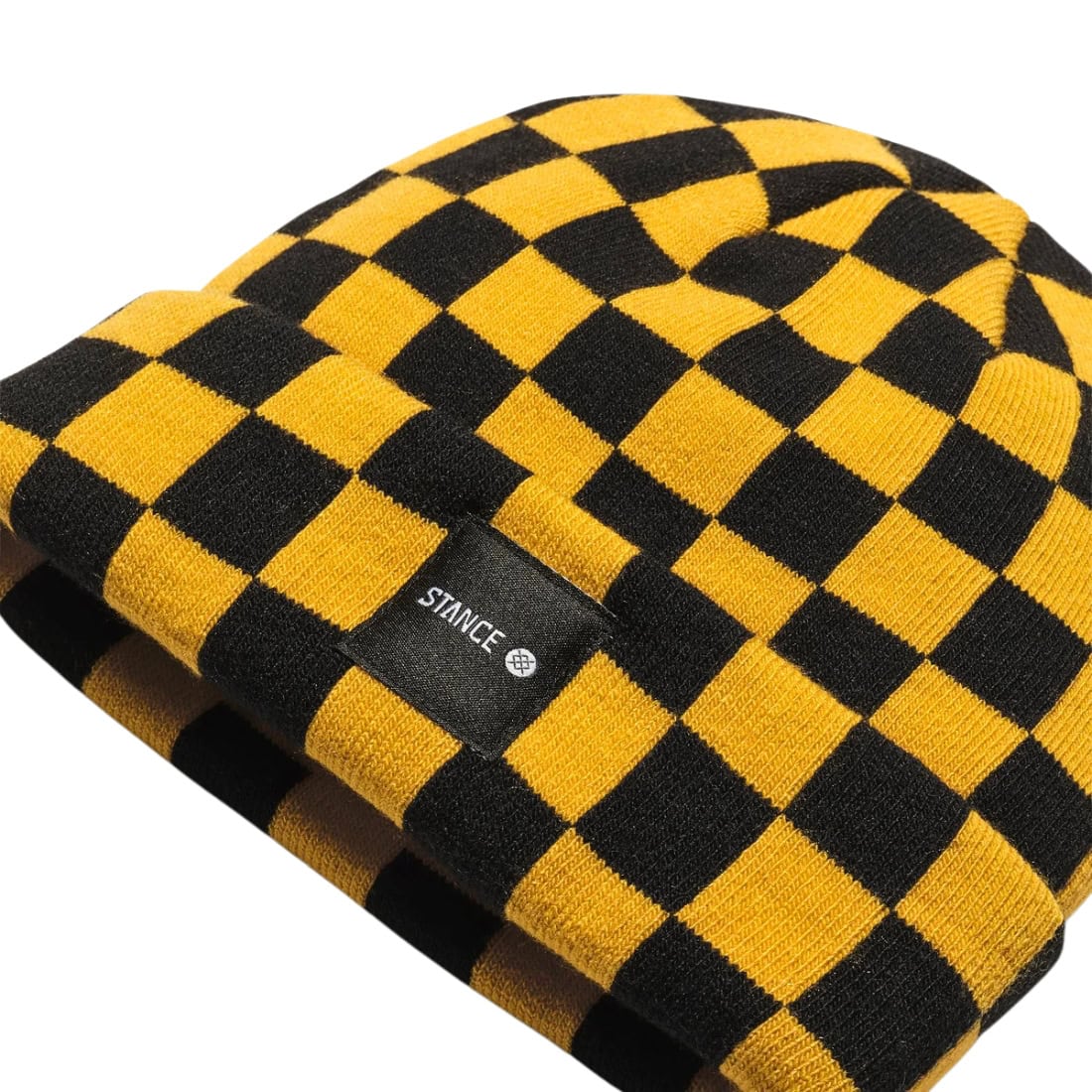 Stance Checked Out Beanie - Golden - Fold Beanie by Stance