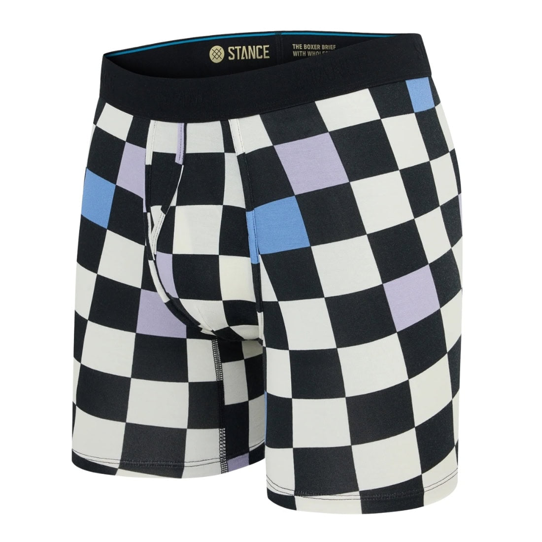 Stance Chef Check Butterblend Boxer Briefs - Black - Mens Boxer Briefs Underwear by Stance