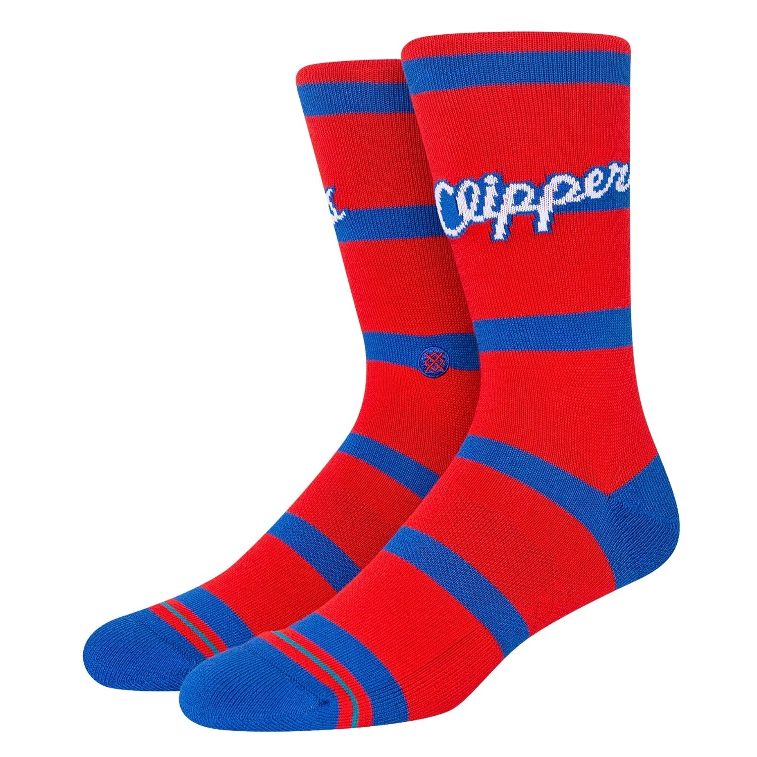 Stance Classics Clippers Socks - Red - Mens Crew Length Socks by Stance L (UK8-12.5)