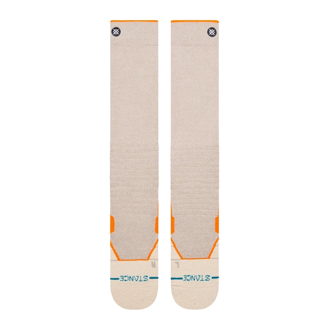 Stance Contrast Mid Wool Snow Socks - String Grey