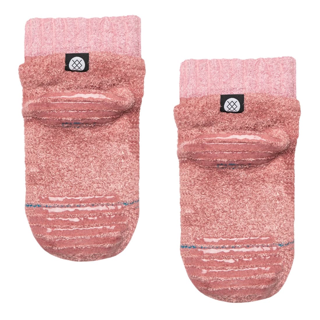 Stance Cozy Slipper Socks - Dusty Rose - Unisex Crew Length Socks by Stance