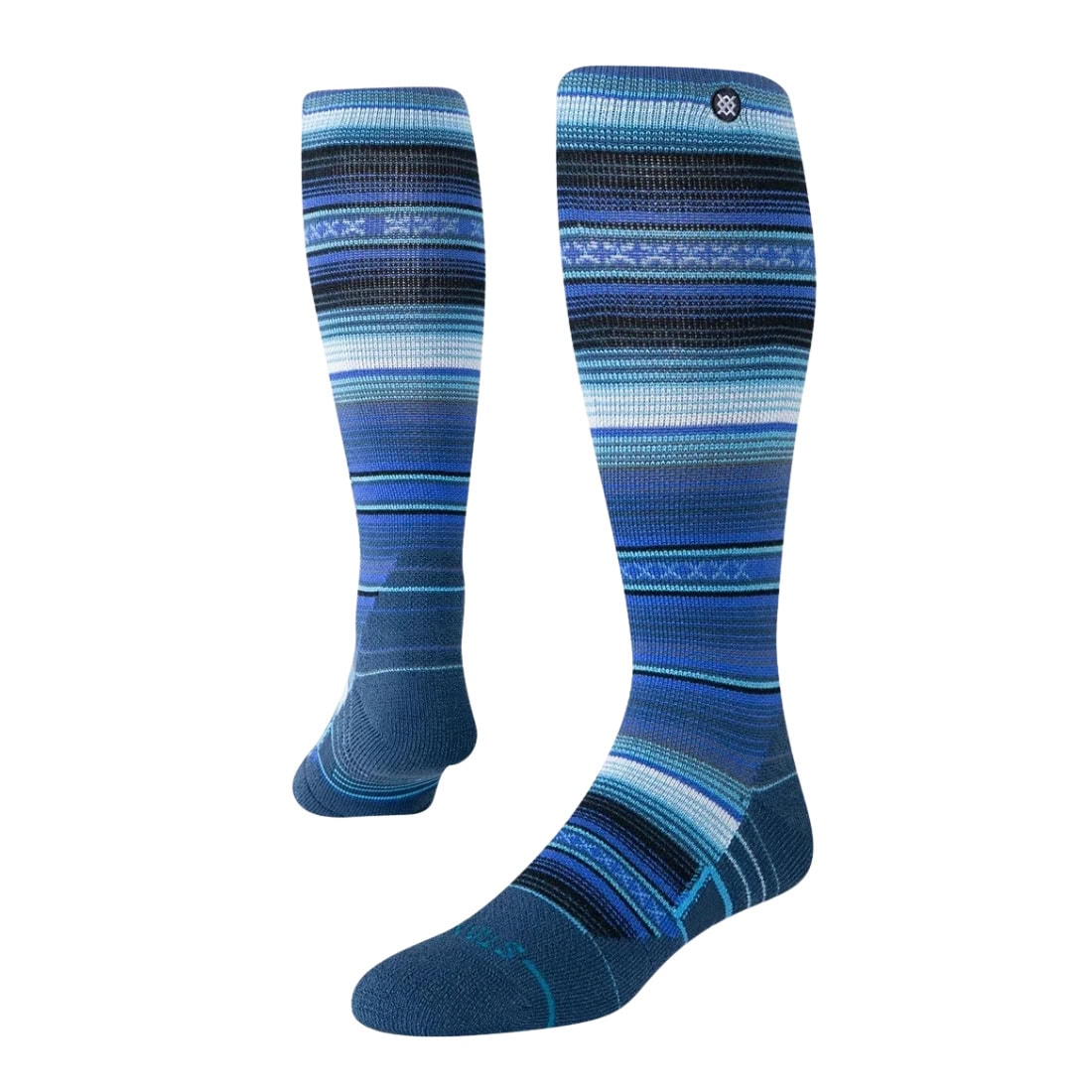 Stance Curren Mid Wool Snow Socks - Blue - Unisex Snowboard/Ski Socks by Stance