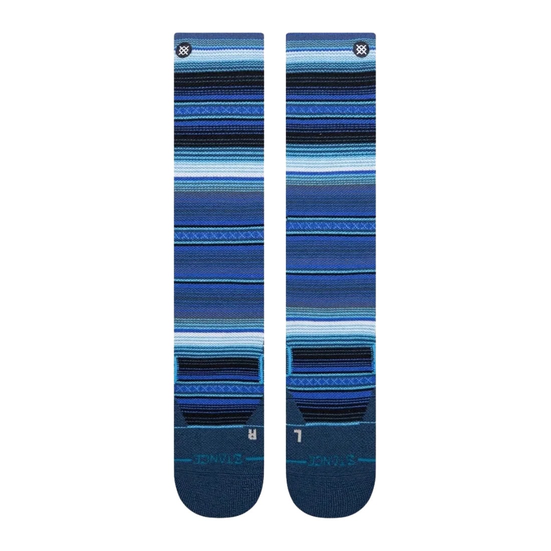 Stance Curren Mid Wool Snow Socks - Blue - Unisex Snowboard/Ski Socks by Stance