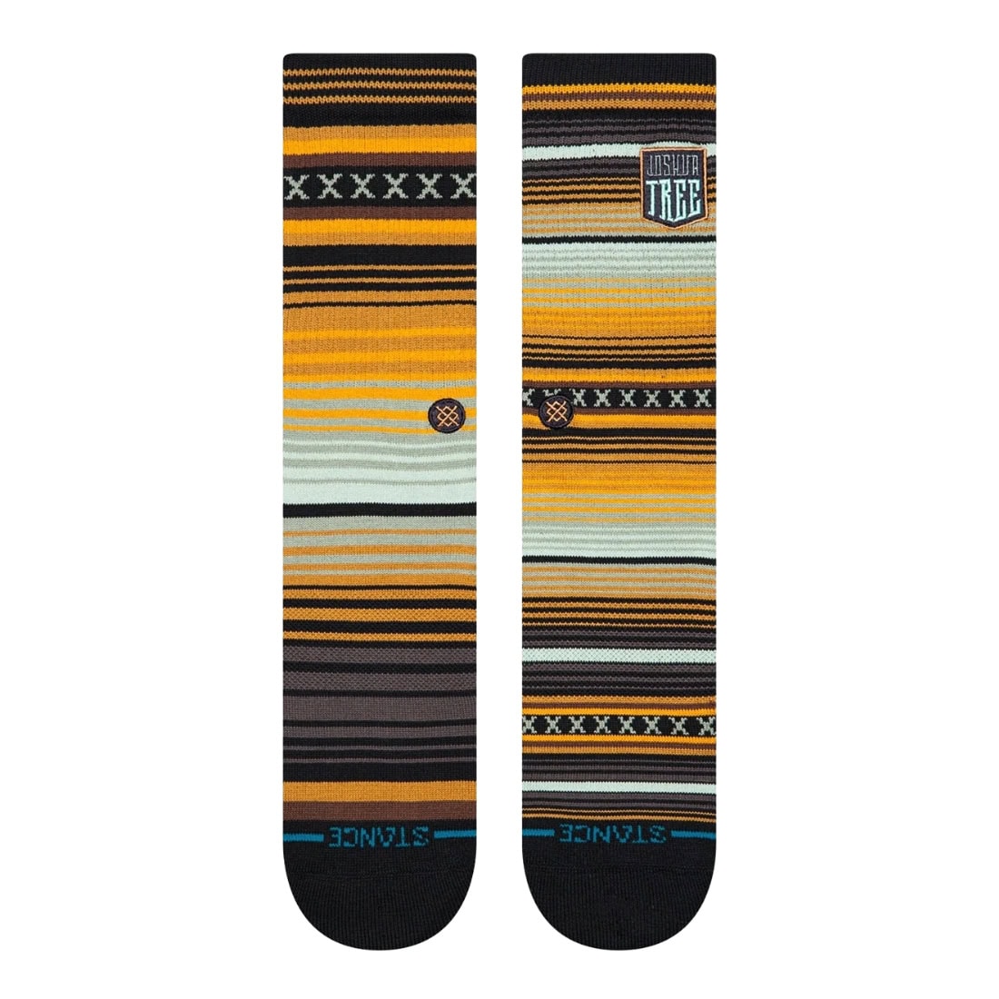 Stance Curren Parks Crew Socks - Gold - Unisex Crew Length Socks by Stance