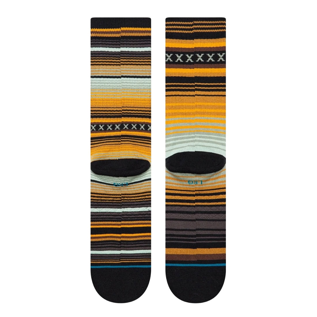 Stance Curren Parks Crew Socks - Gold - Unisex Crew Length Socks by Stance