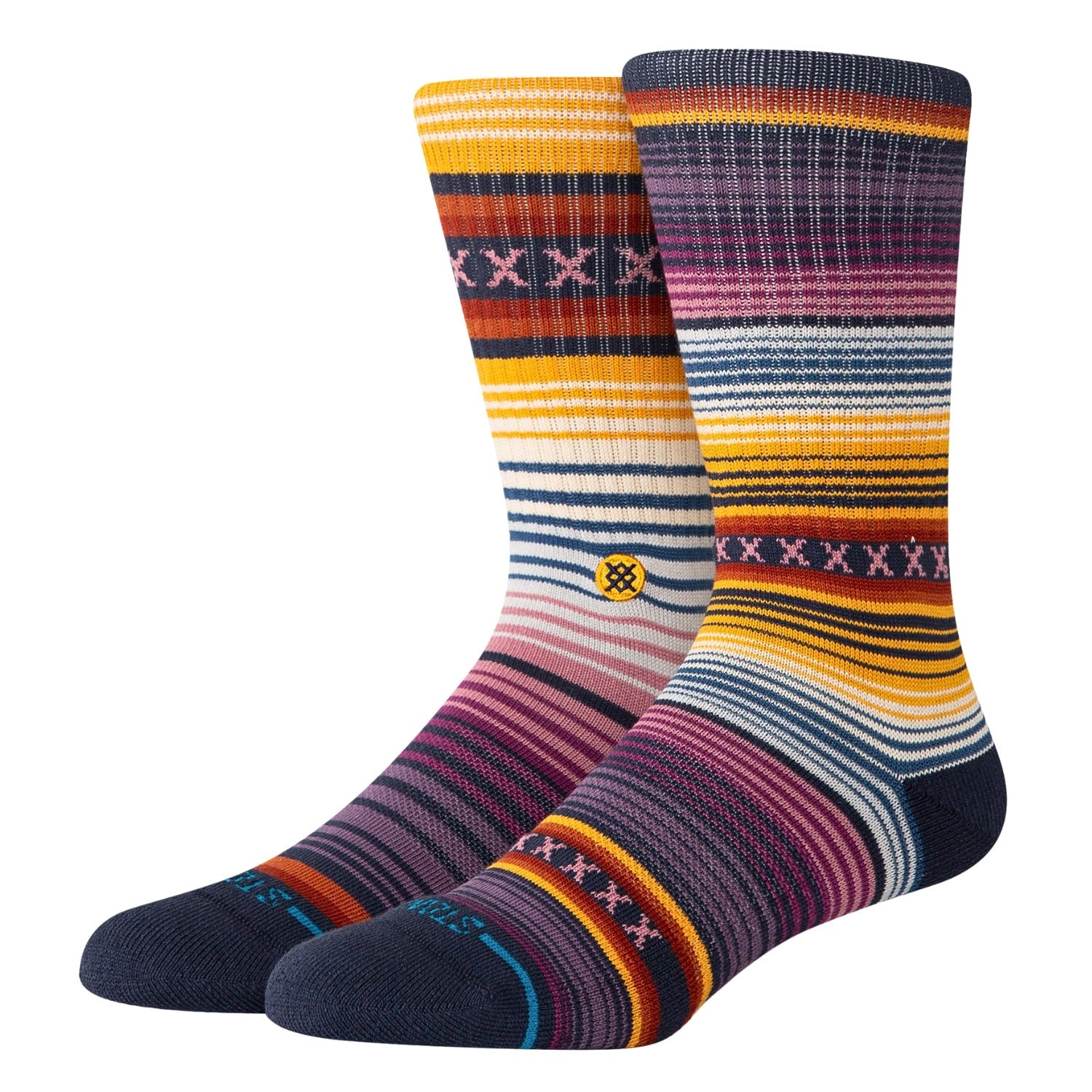 Stance Curren ST Crew Socks - Grape - Mens Crew Length Socks by Stance