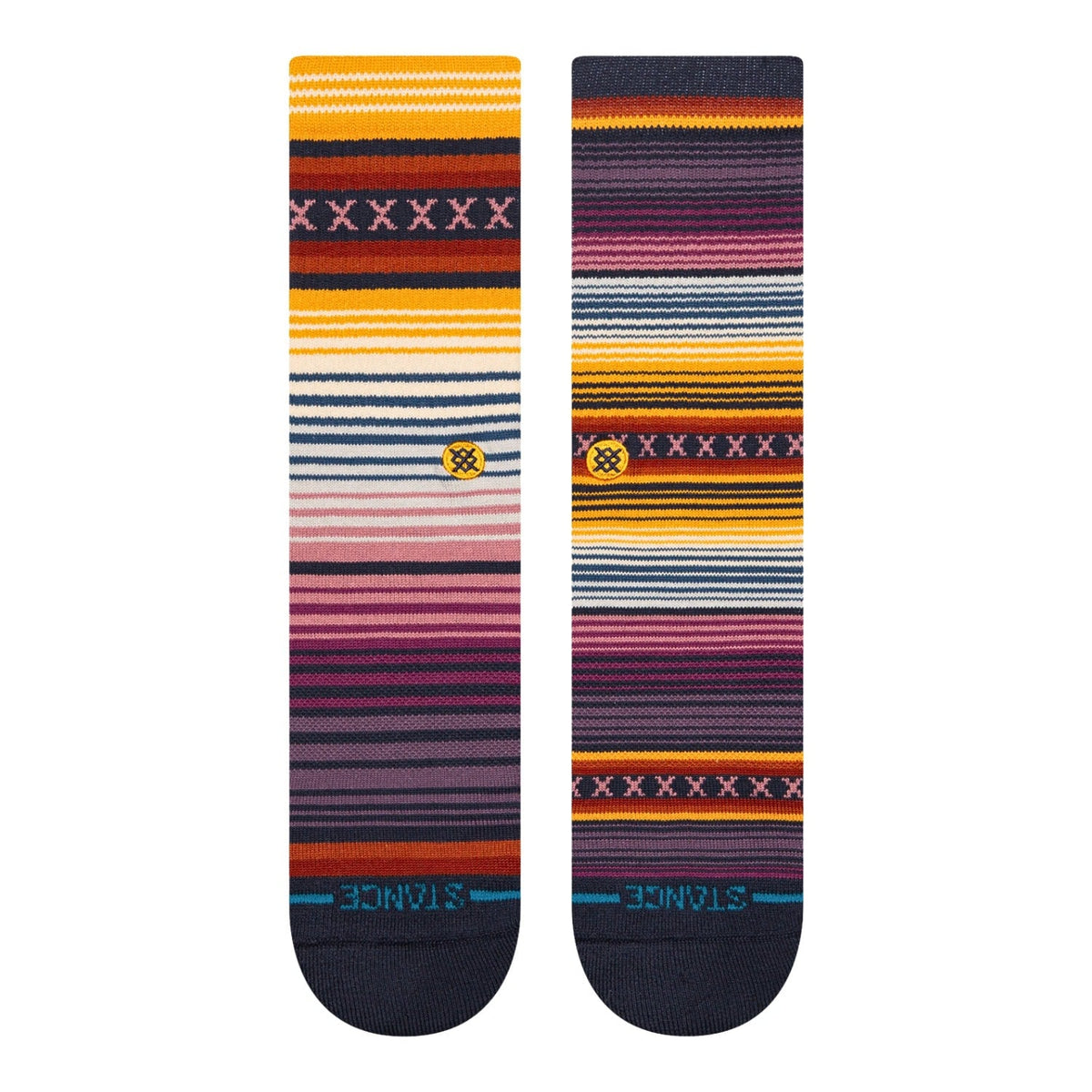 Stance Curren ST Crew Socks - Grape - Mens Crew Length Socks by Stance