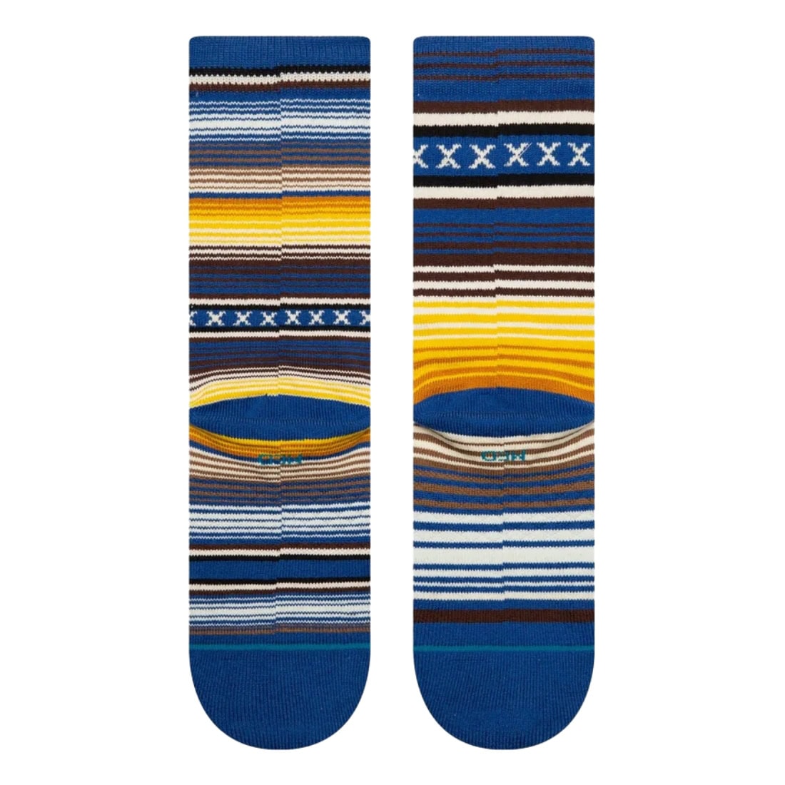 Stance Curren ST Socks - Blue - Unisex Crew Length Socks by Stance