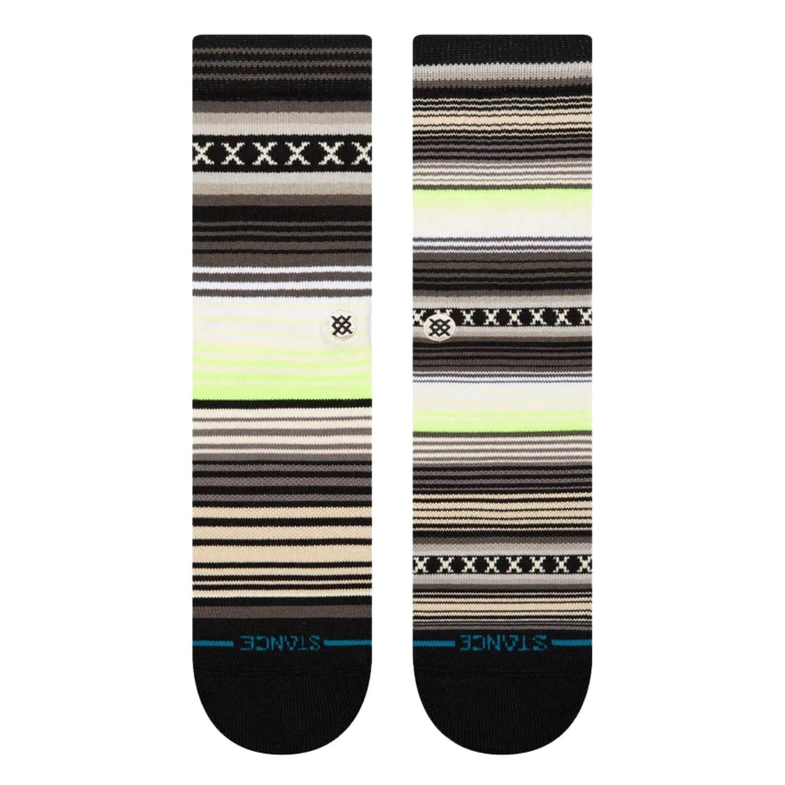 Stance Curren ST Socks - Green - Unisex Crew Length Socks by Stance