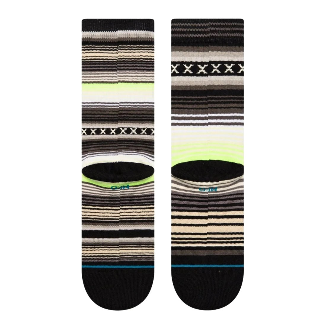 Stance Curren ST Socks - Green - Unisex Crew Length Socks by Stance