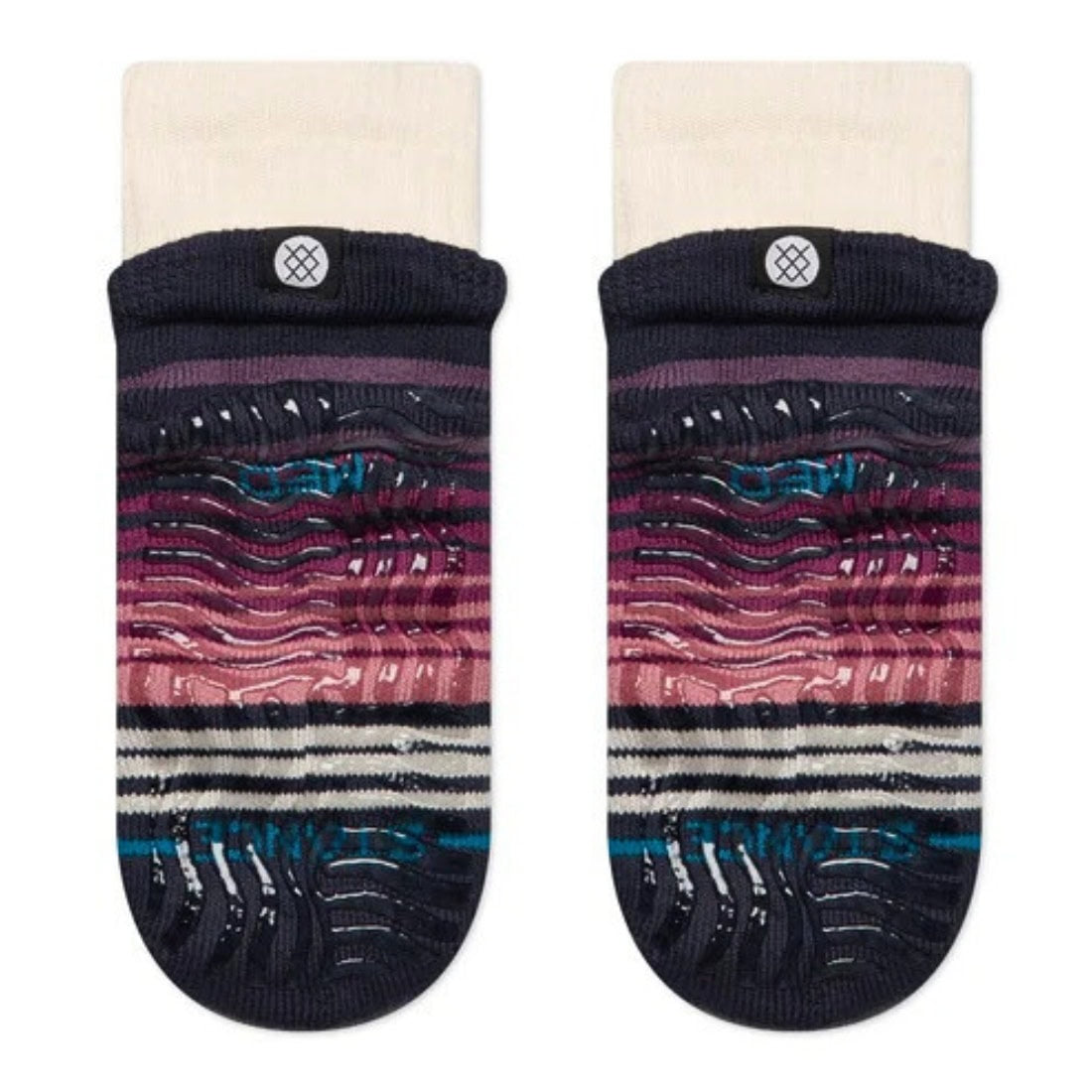 Stance Curren Slipper Socks - Grape - Unisex Crew Length Socks by Stance