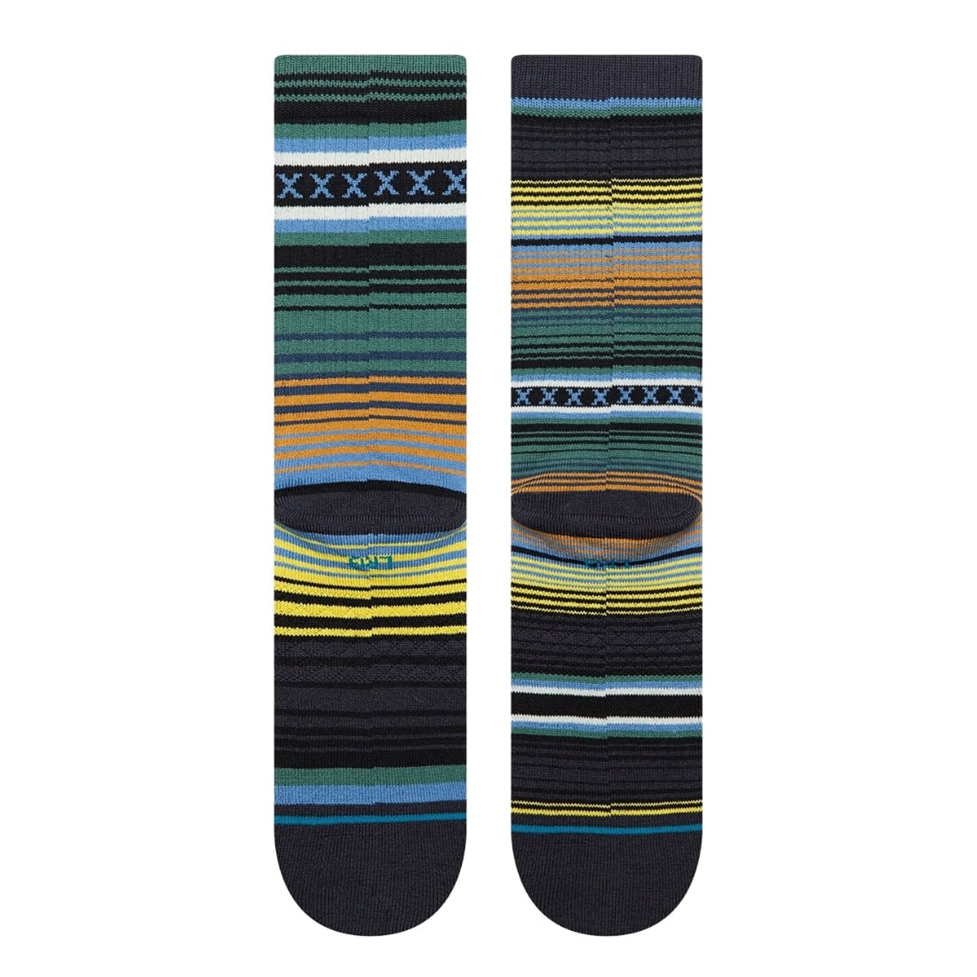 Stance Curren ST Crew Socks - Deep Teal - Unisex Crew Length Socks by Stance