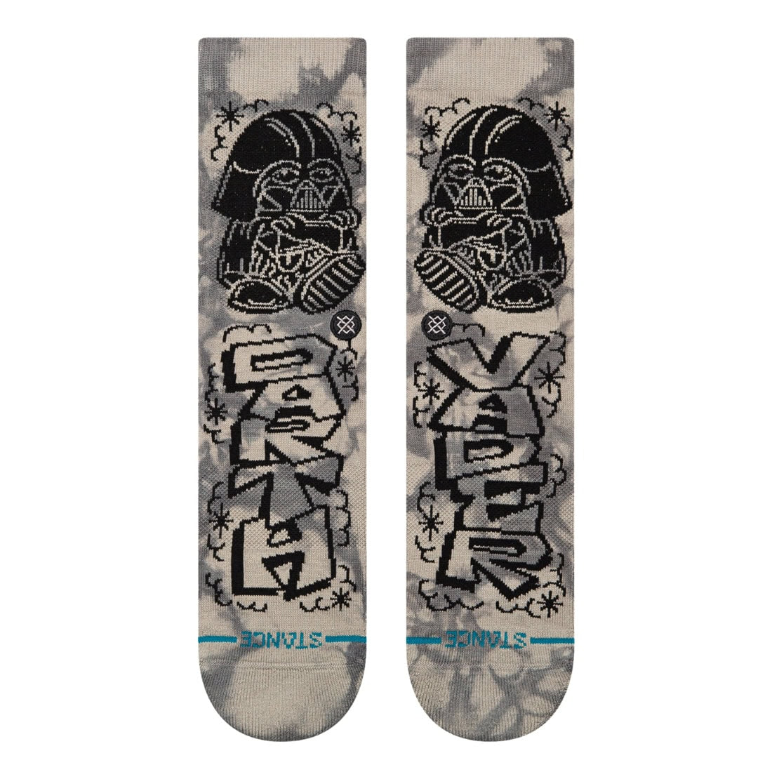 Stance DJ Darth Socks - Black - Unisex Crew Length Socks by Stance