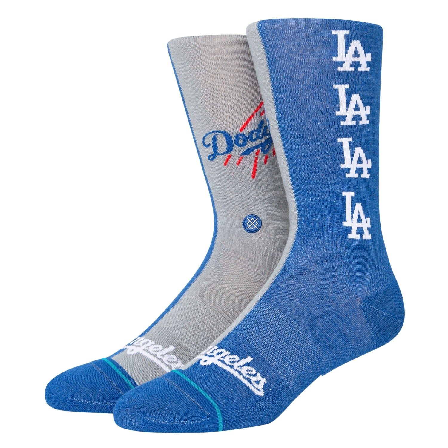 Stance Dodgers Split Crew Socks - Royal