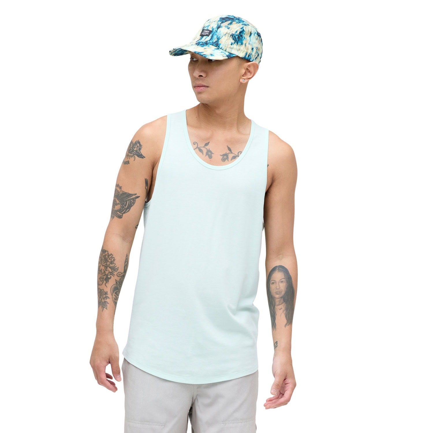Stance Fragment 2.0 Tank Top Vest - Ice Blue - Mens Skate Brand Vest/Tank Top by Stance