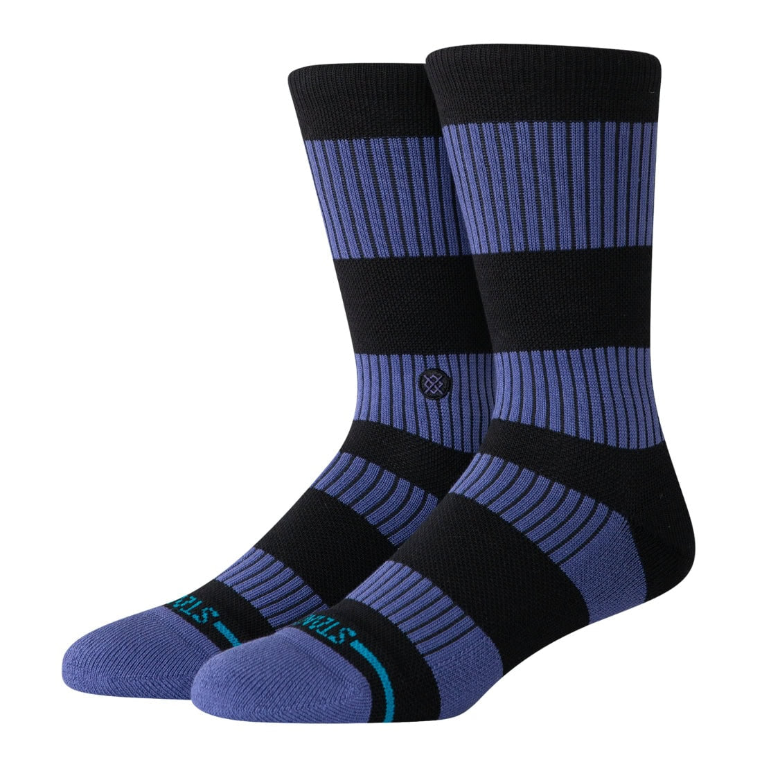 Stance Fred Crew Socks - Indigo - Unisex Crew Length Socks by Stance