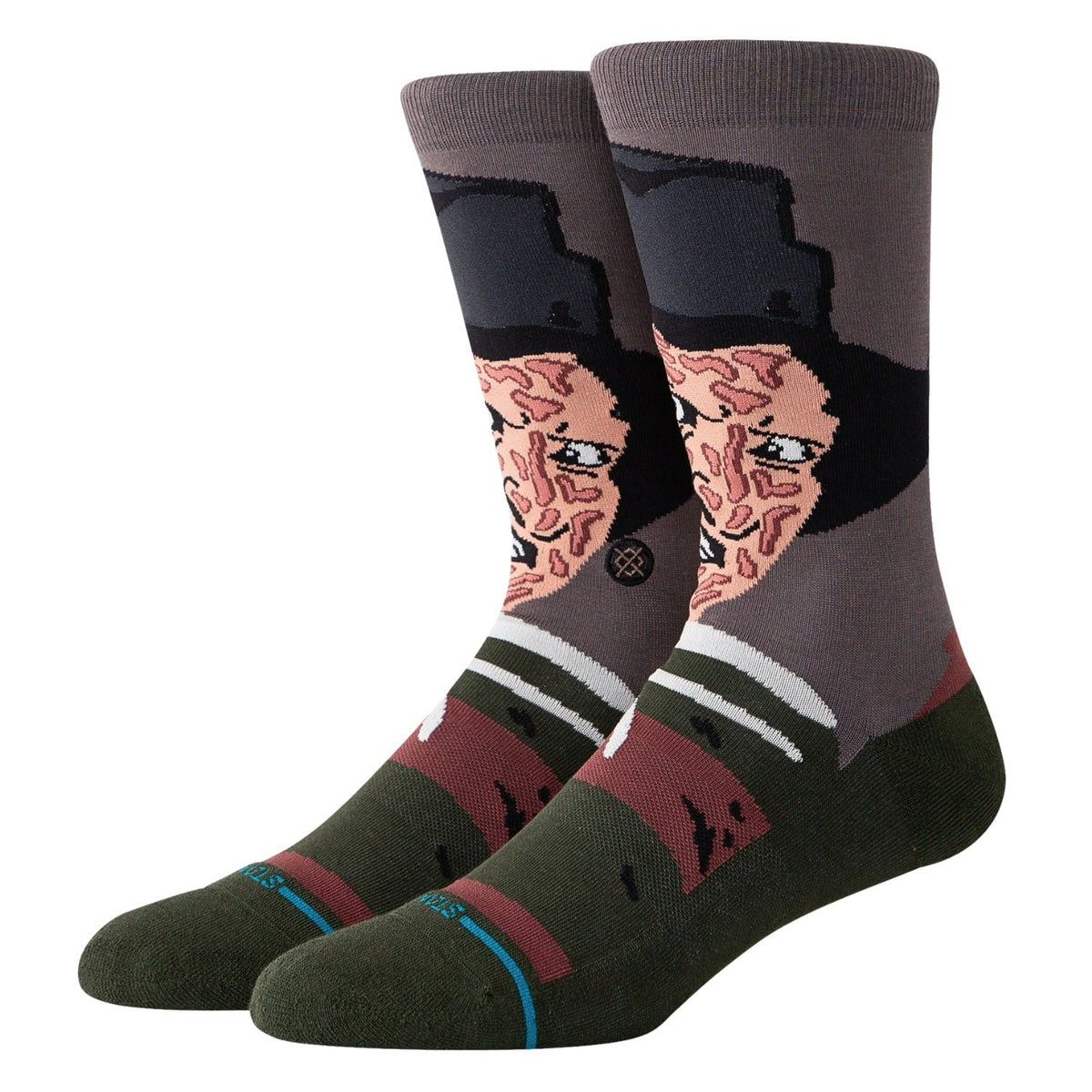 Stance Freddy Crew Socks - Black - Unisex Crew Length Socks by Stance