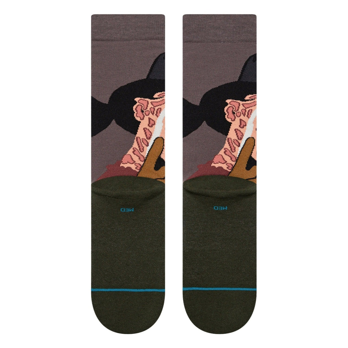 Stance Freddy Crew Socks - Black - Unisex Crew Length Socks by Stance