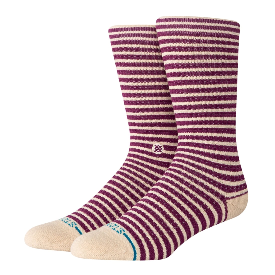 Stance Gregor Butter Blend Socks - Grape - Unisex Crew Length Socks by Stance