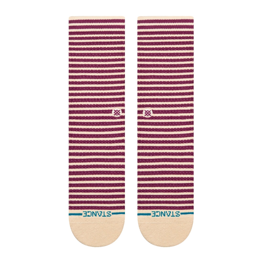 Stance Gregor Butter Blend Socks - Grape - Unisex Crew Length Socks by Stance