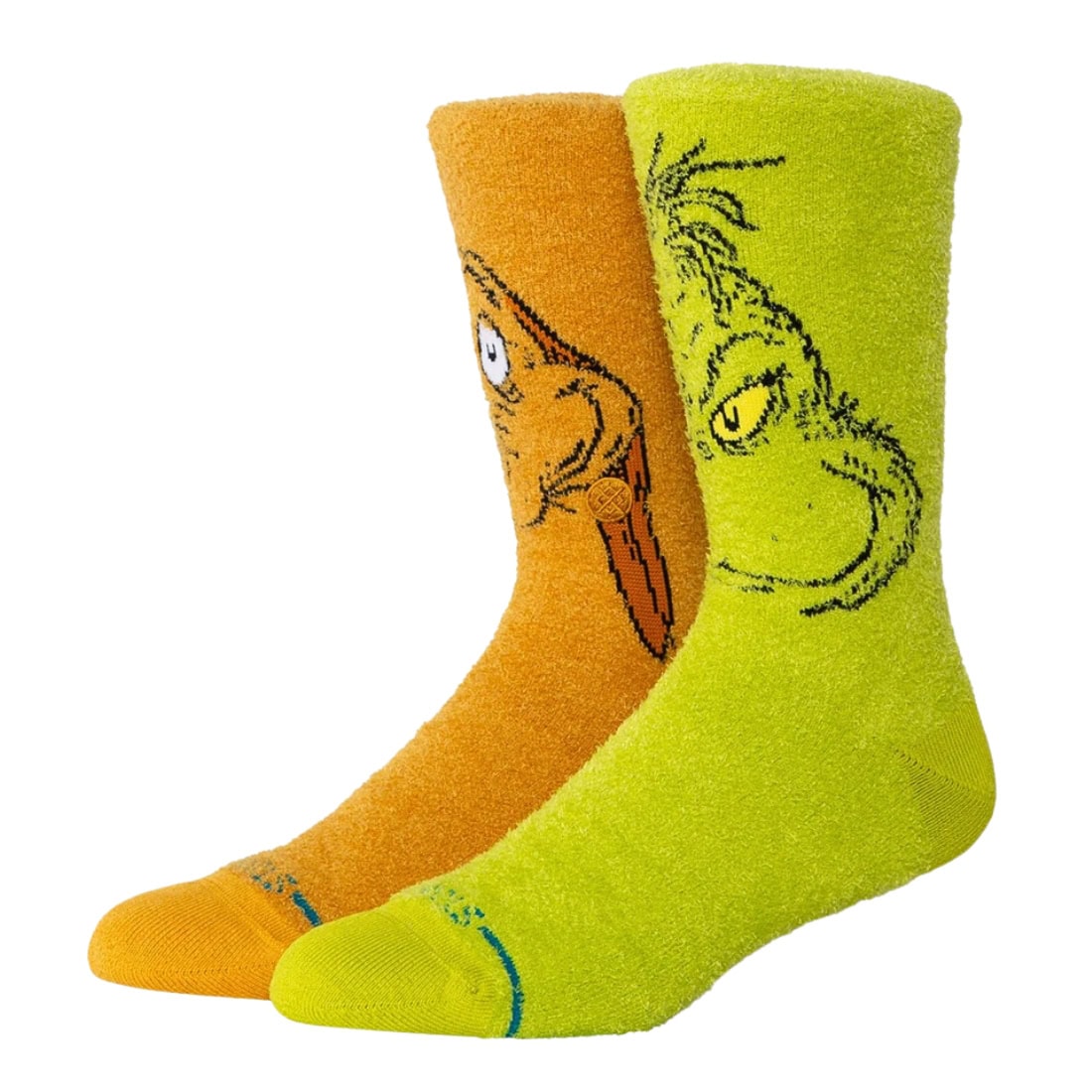 Stance Grinch And Max Crew Sock - Green - Unisex Crew Length Socks by Stance