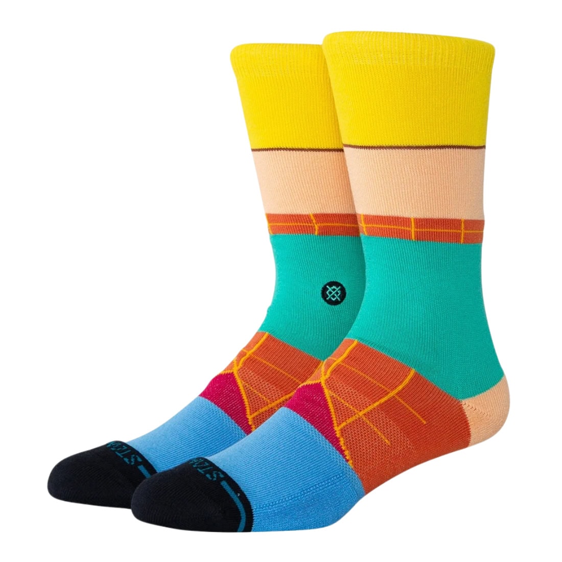 Stance Hey Arnold Crew Sock - Multi - Unisex Crew Length Socks by Stance