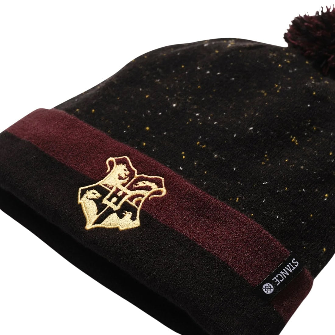 Stance Hogwarts Pom Beanie - Black - Fold Beanie by Stance