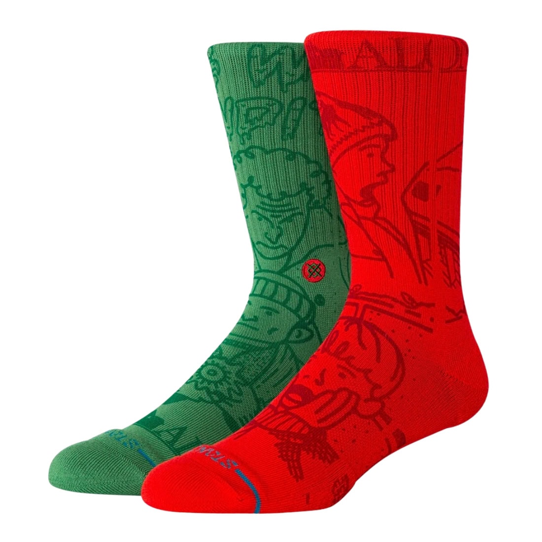 Stance Home Alone Crew Sock - Multi - Unisex Crew Length Socks by Stance