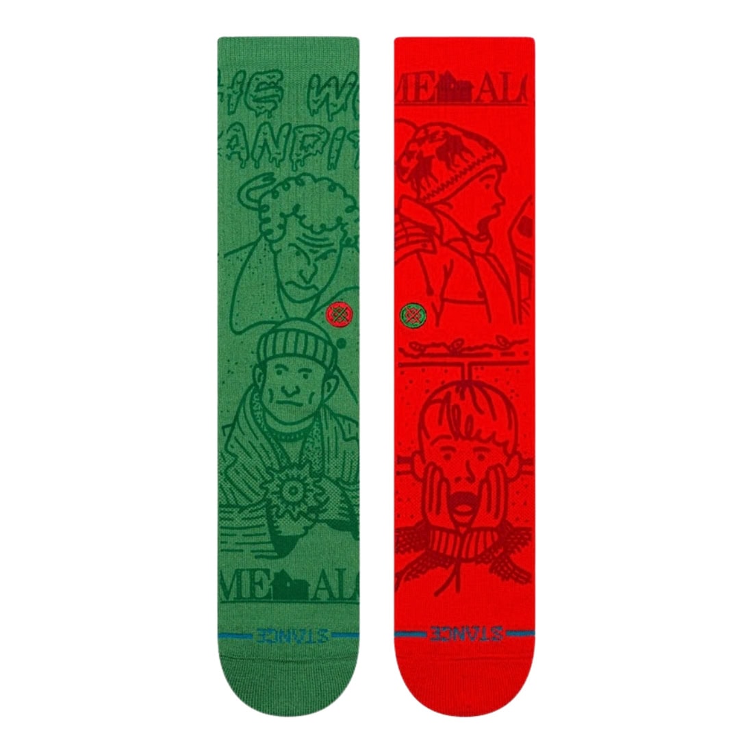 Stance Home Alone Crew Sock - Multi - Unisex Crew Length Socks by Stance