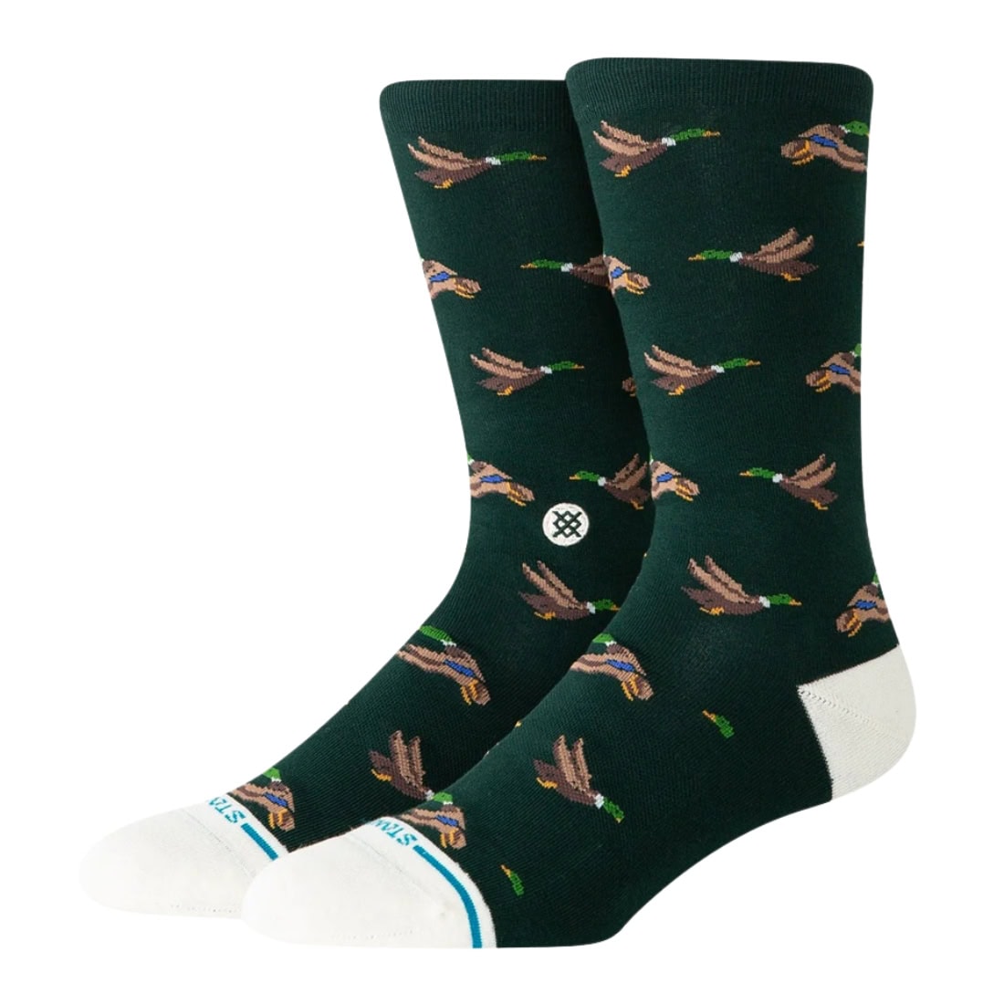 Stance Huntin Crew Socks - Pine - Unisex Crew Length Socks by Stance