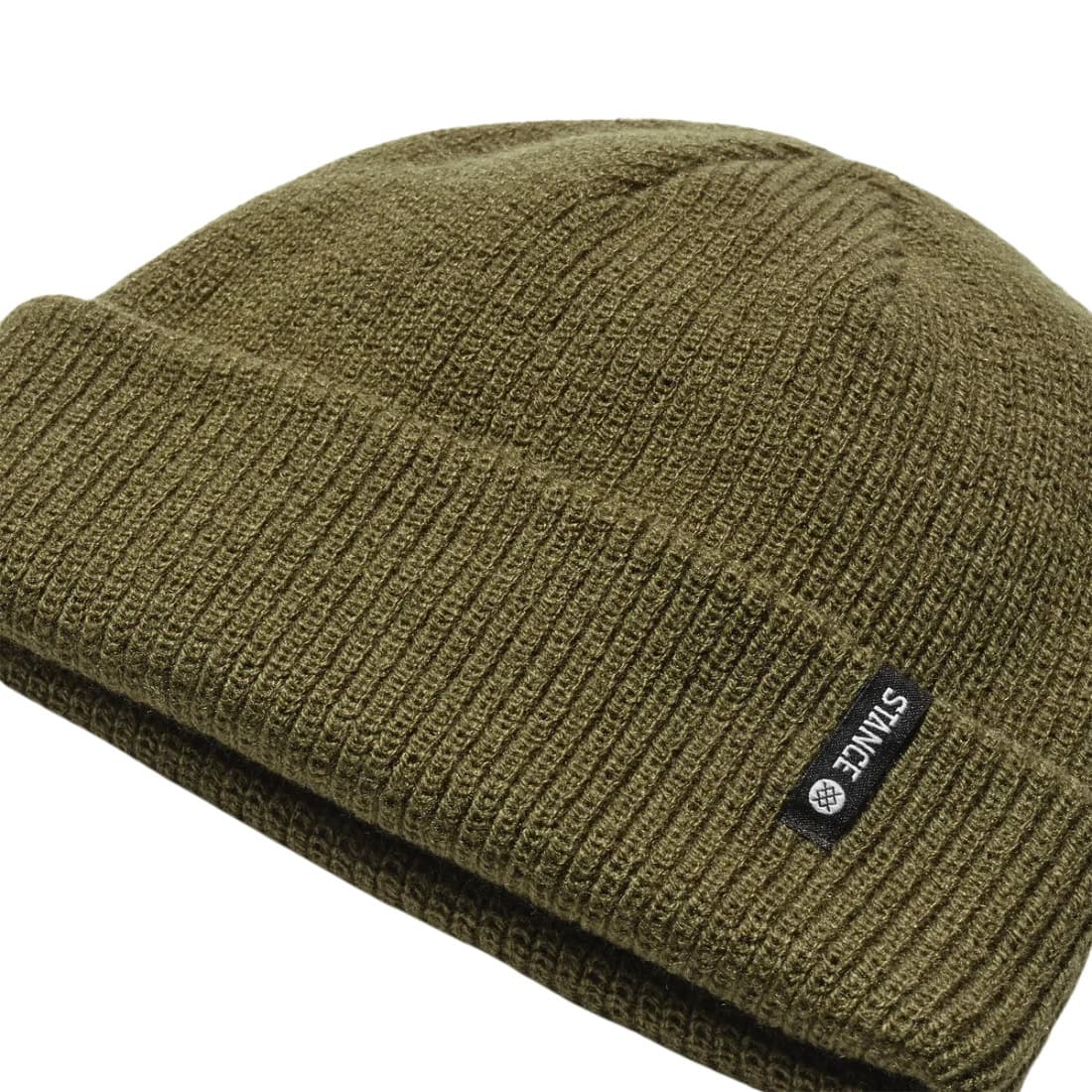 Stance Icon 2 Shallow Beanie - Olive - Fold Beanie by Stance