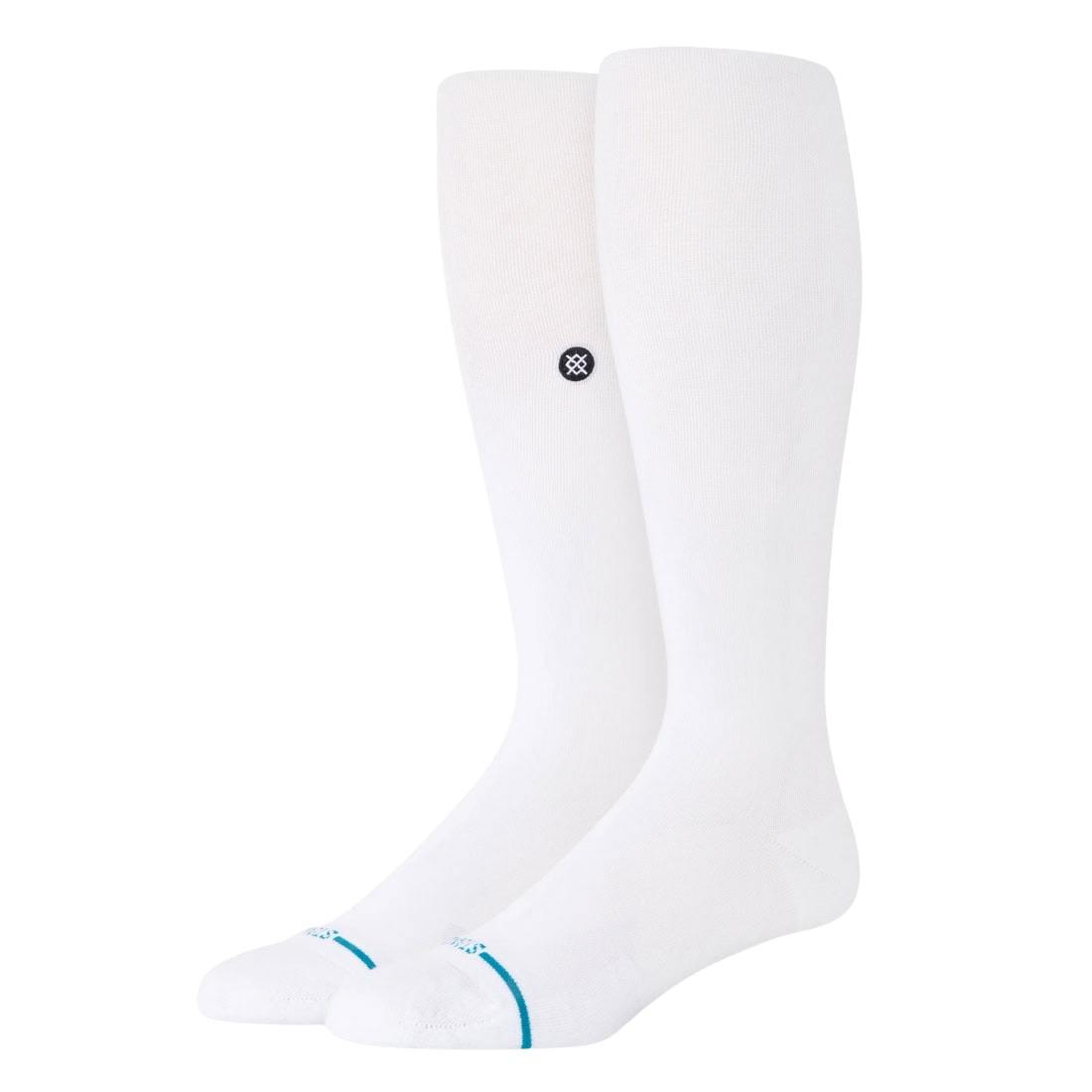 Stance Icon Compression OTC Socks - White - Unisex Running/Training Socks by Stance