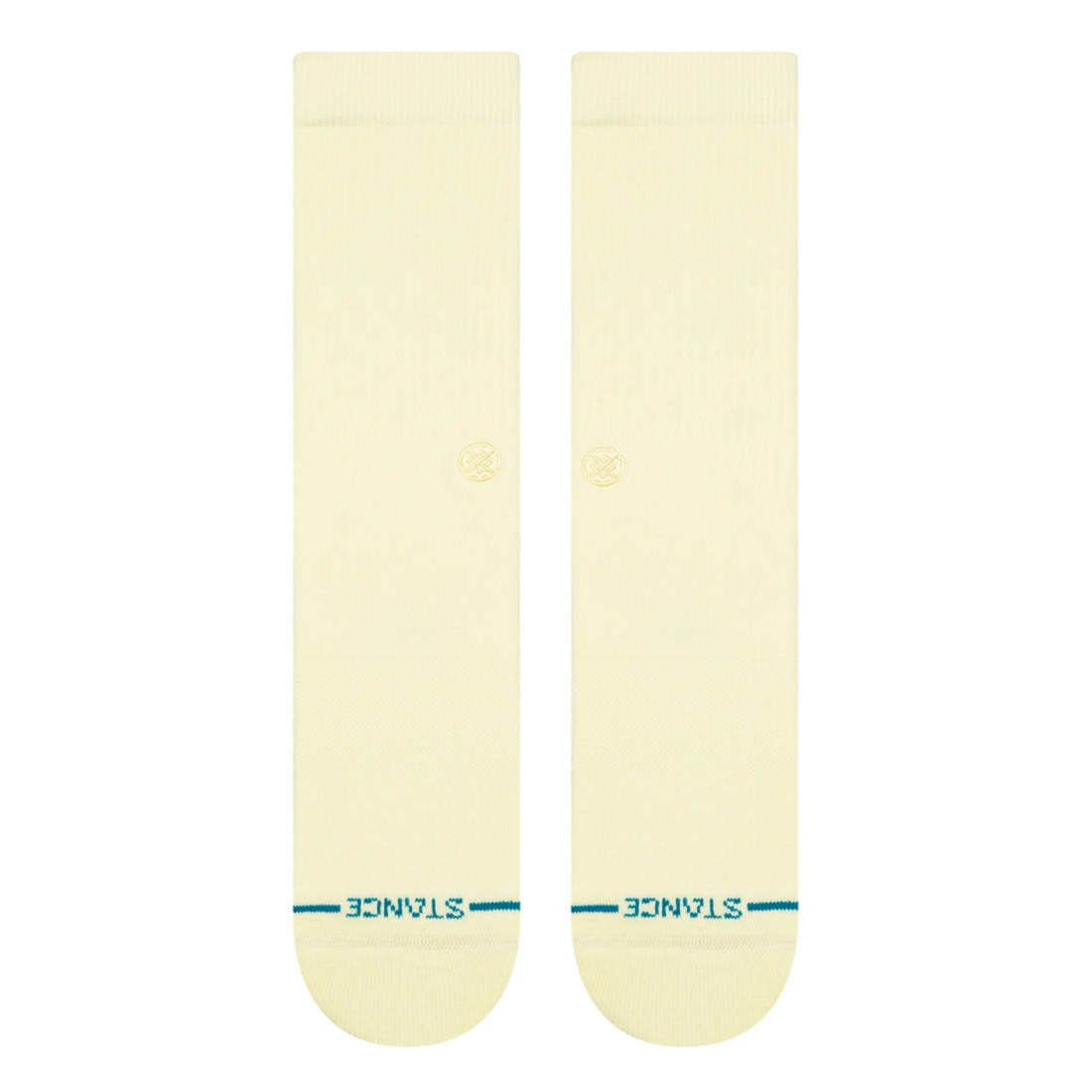 Stance Icon Crew Socks - Butter - Unisex Crew Length Socks by Stance