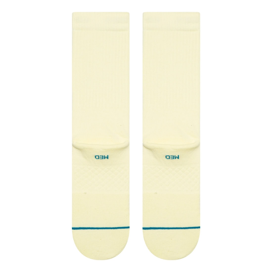 Stance Icon Crew Socks - Butter - Unisex Crew Length Socks by Stance