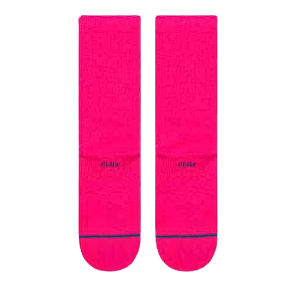 Stance Icon Crew Socks - Fluorescent Pink - Mens Crew Length Socks by Stance