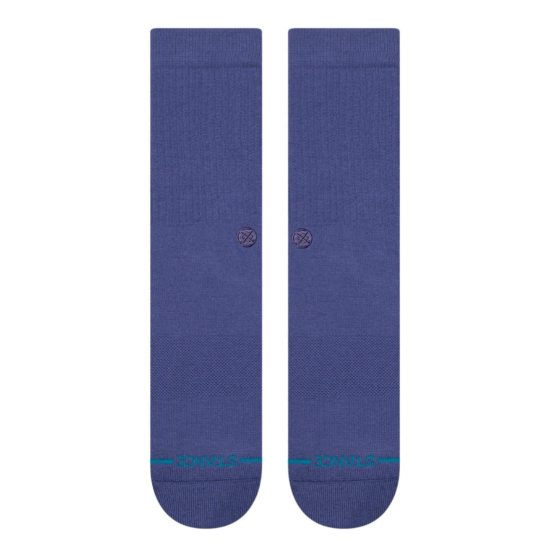 Stance Icon Crew Socks - Indigo 2 - Unisex Crew Length Socks by Stance