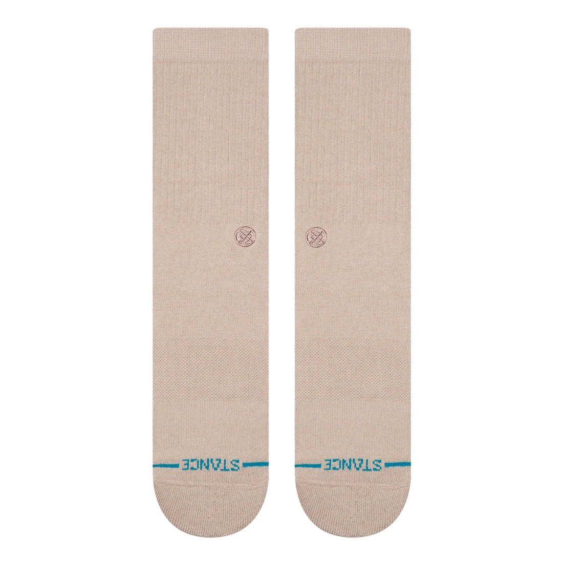 Stance Icon Crew Socks - String Grey - Unisex Crew Length Socks by Stance