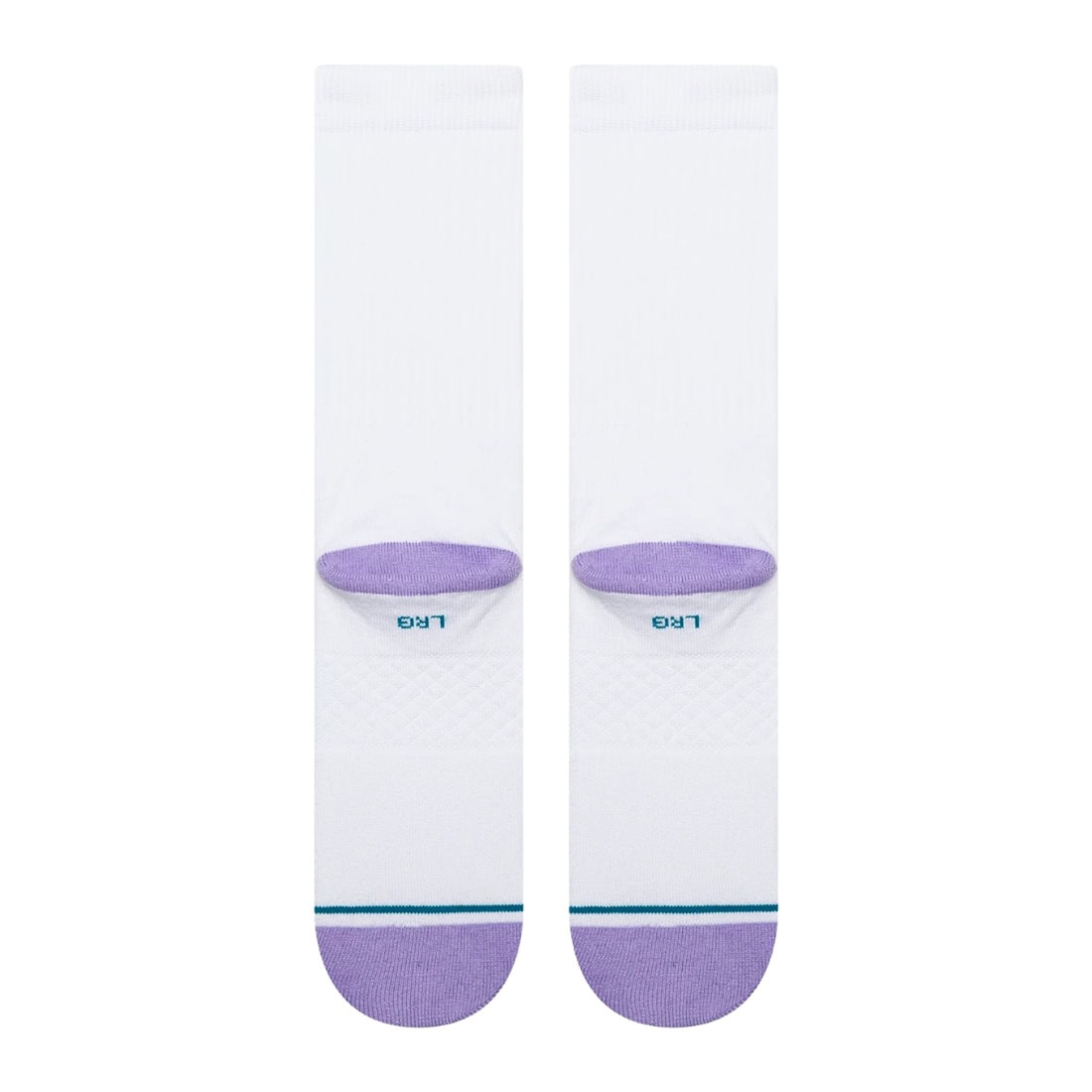 Stance Icon Dot Crew - Purple - Unisex Crew Length Socks by Stance