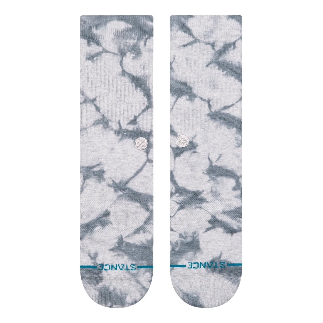 Stance Icon Dye Socks - Grey - Unisex Crew Length Socks by Stance