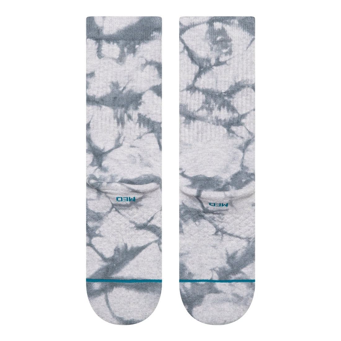 Stance Icon Dye Socks - Grey - Unisex Crew Length Socks by Stance