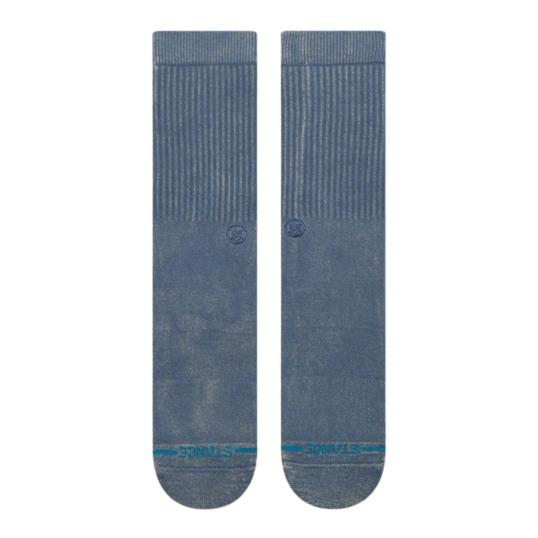 Stance Icon Dyed Crew Socks - Electric Blue - Unisex Crew Length Socks by Stance L (UK8-12.5)